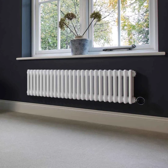 Ecostrad Allerton IQ WiFi Low Triple Column Electric Radiator - White 7 Ecostrad Allerton IQ WiFi Low Triple Column Electric Radiator - White - Image 5