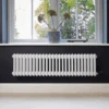 Ecostrad Allerton IQ WiFi Low Triple Column Electric Radiator - White