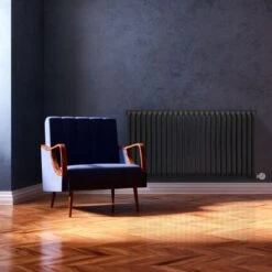 Terma Delfin E Designer Electric Radiators - Anthracite