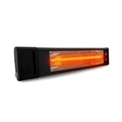 Ecostrad Apex Infrared Patio Heater - Black 1.8kw -Electric Radiators Direct apex non remote