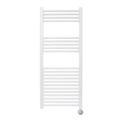 Ecostrad Fina-E Bluetooth Electric Towel Rail - White 400w (500 X 1200mm)