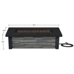 48" Berthound Contemporary Fire Table -Electric Radiators Direct berth10