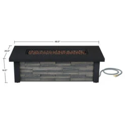 48" Berthound Contemporary Fire Table -Electric Radiators Direct berth9