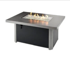 44" Caden Rectangular Gas Fire Pit Table