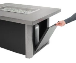 44" Caden Rectangular Gas Fire Pit Table -Electric Radiators Direct c3 07