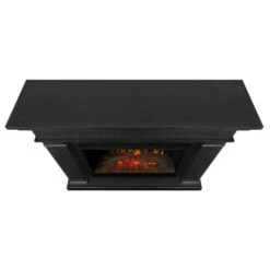 55.5" Centennial Real Flame Black Electric Fireplace 12 55.5" Centennial Real Flame Black Electric Fireplace -Electric Radiators Direct c3 11