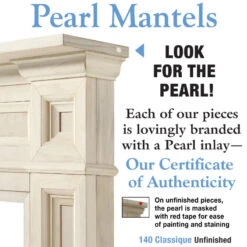 50"/ 56" The Classique Surround Mantel -Electric Radiators Direct c8