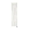 Terma Cane E Vertical Designer Electric Radiator - White 600w (390 X 1300mm) -Electric Radiators Direct cane e soft white