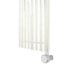 Terma Cane E Vertical Designer Electric Radiator - White 600w (390 X 1300mm) -Electric Radiators Direct cane e soft white 2 3 1