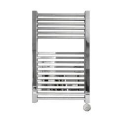 Ecostrad Cube Bluetooth Electric Towel Rail - Chrome 400w (500 X 800mm) 8 Ecostrad Cube Bluetooth Electric Towel Rail - Chrome 400w (500 X 800mm) -Electric Radiators Direct cube bluetooth chrome front 500x800