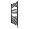 Ecostrad Cube Thermostatic Electric Towel Rail - Anthracite 600w (500 X 1200mm) -Electric Radiators Direct cube thermostatic anthracite 500x1200 1