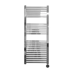 Ecostrad Cube IQ WiFi Electric Towel Rail - Chrome 600w (500 X 1200mm) -Electric Radiators Direct cube wifi chrome 500x1200 cutout 1