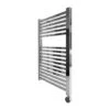 Ecostrad Cube IQ WiFi Electric Towel Rail - Chrome 400w (500 X 800mm) -Electric Radiators Direct cube wifi chrome 500x800 cutout 2