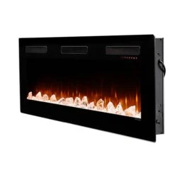 Dimplex 60" Sierra Wall Built-In Linear Electric Fireplace -Electric Radiators Direct d 19