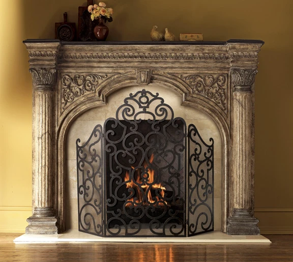 73.5" Arch Fireplace Surround 3 73.5" Arch Fireplace Surround