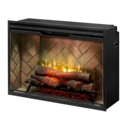 36" Dimplex Revillusion Portrait Herringbone With Glass Fireplace 12 36" Dimplex Revillusion Portrait Herringbone With Glass Fireplace -Electric Radiators Direct d3 20