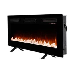 Dimplex 60" Sierra Wall Built-In Linear Electric Fireplace -Electric Radiators Direct d6 05