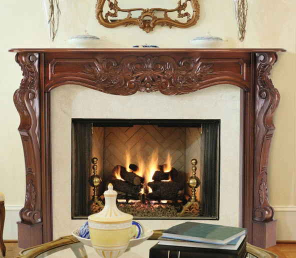48" / 58" The Deauville Mantel - Unfinished 3 48" / 58" The Deauville Mantel - Unfinished