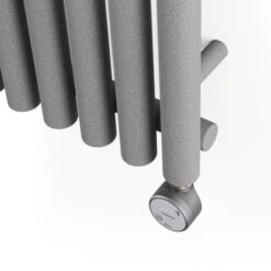 Terma Rolo E Vertical Designer Electric Radiators - Salt 'n' Pepper -Electric Radiators Direct ean 5901804743122 wlror180037 ssppesmobp01 electric radiator rolo room e 1800x370 salt pepperdetail 2