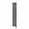 Ecostrad Allora IQ WiFi Vertical Designer Electric Radiator - Anthracite Double Panel 1200w (236 X 1780mm) -Electric Radiators Direct ecostrad allora vertical anthracite front 2 2