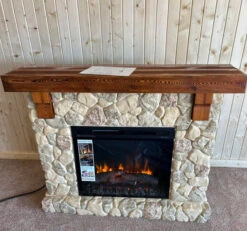 55.6" Dimplex Fieldstone Electric Fireplace - X-GDS28L8-904ST -Electric Radiators Direct fieldstone 01