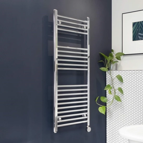 Ecostrad Fina-E Bluetooth Electric Towel Rail - Chrome 600w (500 X 1500mm) 5 Ecostrad Fina-E Bluetooth Electric Towel Rail - Chrome 600w (500 X 1500mm) - Image 3