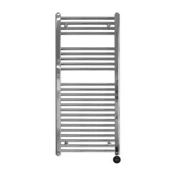 Ecostrad Fina-E IQ WiFi Electric Towel Rail - Chrome 300w (500 X 1100mm) -Electric Radiators Direct fina e iq wifi 300w 500x1100 cutout 1