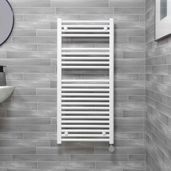 Ecostrad Fina-E Bluetooth Electric Towel Rail - White 400w (500 X 1200mm) 4 Ecostrad Fina-E Bluetooth Electric Towel Rail - White 400w (500 X 1200mm) - Image 2
