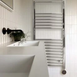 Ecostrad Fina-E IQ WiFi Electric Towel Rail - Chrome 23 Ecostrad Fina-E IQ WiFi Electric Towel Rail - Chrome -Electric Radiators Direct fina chrome 2