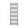 Terma Fiona ONE Designer Electric Towel Rail - Grey 600w (480 X 1380mm) -Electric Radiators Direct fiona one 1380x480 sparkling gravel straight on