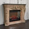 61" Ambella Home Floral Electric Fireplace - 01129-400-061 -Electric Radiators Direct floral
