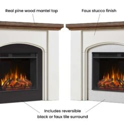 49" Anika Electric Fireplace -Electric Radiators Direct fp6 01