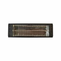 Ecostrad Heatglo Infrared Patio Heater - Black 2kW -Electric Radiators Direct heatglo straight