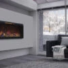 48" Helen Flat Glass Wall Fireplace