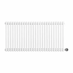 Ecostrad Allerton IQ WiFi Horizontal Double Column Electric Radiator - White 1500w (1190 X 600mm)