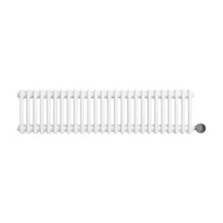 Ecostrad Allerton IQ WiFi Low Triple Column Electric Radiator - White 1200w (1190 X 300mm)