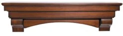 48"/60"/72" The Auburn Corbel Mantel Shelf- Distressed Cherry -Electric Radiators Direct image2028129 12