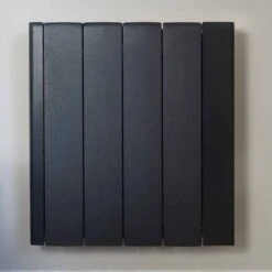 Ecostrad IQ Ceramic WiFi Controlled Electric Radiator - Black 1000w -Electric Radiators Direct iq ceramic black 1000w 01 1