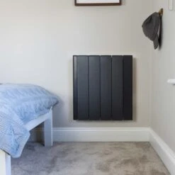 Ecostrad IQ Ceramic WiFi Controlled Electric Radiators - Black -Electric Radiators Direct iq ceramic black 1000w 01 2