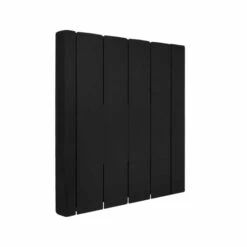 Ecostrad IQ Ceramic WiFi Controlled Electric Radiator - Black 1000w -Electric Radiators Direct iq ceramic black 1000w angled 02