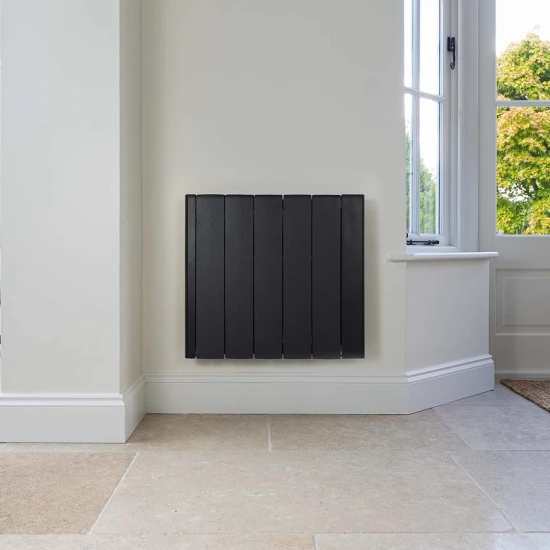 Ecostrad IQ Ceramic WiFi Controlled Electric Radiator - Black 1500w 4 Ecostrad IQ Ceramic WiFi Controlled Electric Radiator - Black 1500w - Image 2