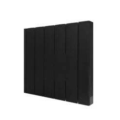 Ecostrad IQ Ceramic WiFi Controlled Electric Radiator - Black 1500w