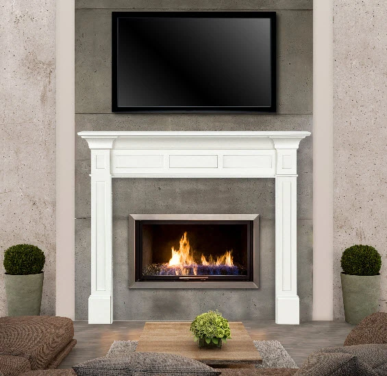 65" Jim White Fireplace Mantel 3 65" Jim White Fireplace Mantel