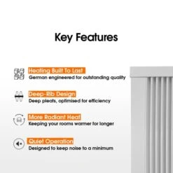 Technotherm KS TDI High Heat Retention Radiator - 2400w -Electric Radiators Direct ks tdi features tile 6