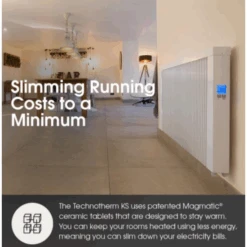 Technotherm KS TDI High Heat Retention Vertical Radiator - 1200w -Electric Radiators Direct kstdivertical 4