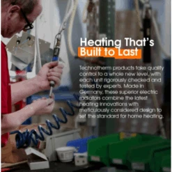 Technotherm KS TDI High Heat Retention Vertical Radiator - 1200w -Electric Radiators Direct kstdivertical 5