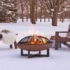 34" LaPorte Wood-Burning Fire Pit In Rust