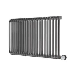 Terma Delfin E Designer Electric Radiator - Anthracite 1000w (820 X 640mm)