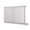 Terma Delfin E Designer Electric Radiator - White 1500w (1220 X 640mm) -Electric Radiators Direct large white 9