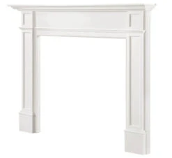 48" Marshall White Fireplace Mantel 9 48" Marshall White Fireplace Mantel -Electric Radiators Direct m2 03